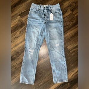 NWT Twelve by Twelve denim distressed jeans sz 25